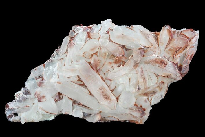 Natural, Red Quartz Crystal Cluster - Morocco #101011